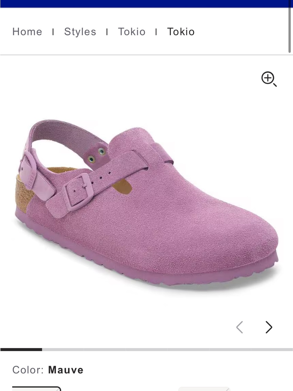 Birkenstock Mauve Suede Tokio Clogs NWOT - Picture 5 of 5